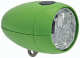 RI 45 V Fanale a batteria Basta Vintage con 2 Super Led VERDE  (batt. incluse)
